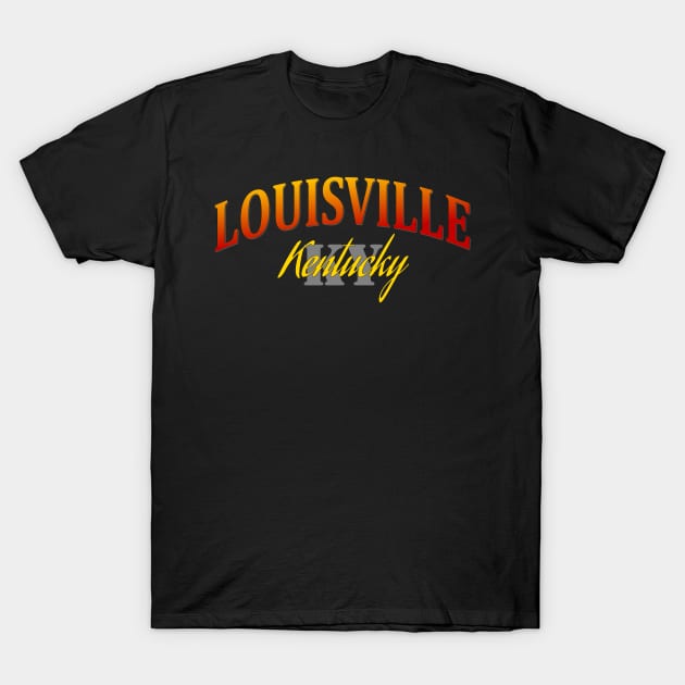 City Pride: Louisville, Kentucky T-Shirt by Naves